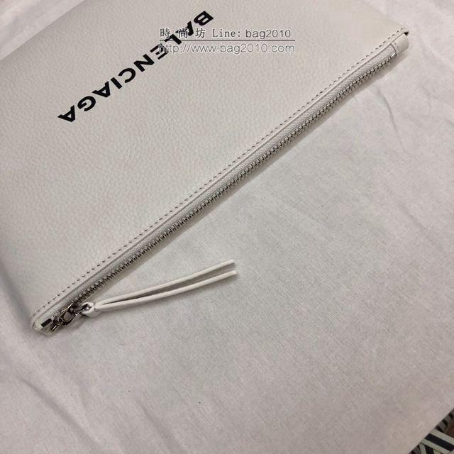 Balenciaga手包 巴黎世家全皮手包 小號白色手拿包  csbl1060